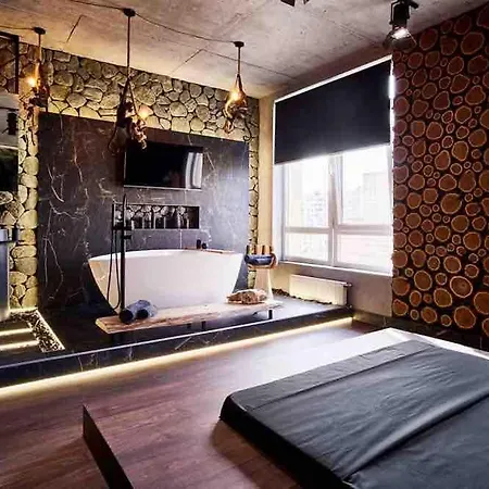 Black Rock Downtown 50 м2 улица жилянская 68 метро олимпийская - новый дом Apartamento *