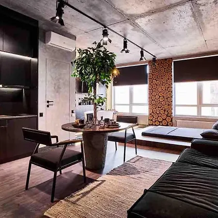 Apartment Black Rock Downtown 50 м2 улица жилянская 68 метро олимпийская - новый дом