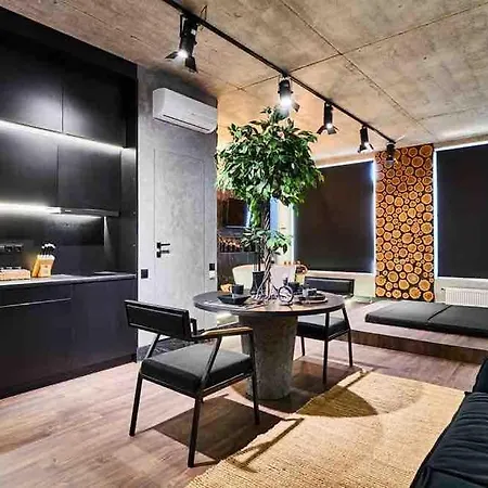 Black Rock Downtown 50 м2 улица жилянская 68 метро олимпийская - новый дом Apartment Kyiv